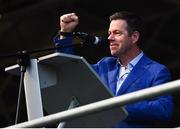 19 August 2019; Declan Kelly, Teneo  CEO, speaking at the Tipperary All-Ireland hurling champions homecoming event at Semple Stadium in Thurles, Tipperary. Photo by Sam Barnes/Sportsfile