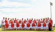 20 August 2019; Cork team ahead of the 2019 LGFA Under-17 Academy Day at the GAA National Games Development Centre in Abbotstown, Dublin. Photo by Eóin Noonan/Sportsfile