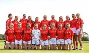 20 August 2019; Cork team ahead of the 2019 LGFA Under-17 Academy Day at the GAA National Games Development Centre in Abbotstown, Dublin. Photo by Eóin Noonan/Sportsfile