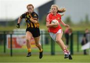 20 August 2019; Action from the game between Cork and Kilkenny during the 2019 LGFA Under-17 Academy Day at the GAA National Games Development Centre in Abbotstown, Dublin. Photo by Eóin Noonan/Sportsfile