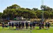20 August 2019; A general view during Ireland Rugby squad training at The Campus in Quinta do Lago, Faro, Portugal. Photo by Ramsey Cardy/Sportsfile