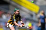 18 August 2019; Anna Doheny, Scoil Ruadhain, Tullaroan, Kilkenny, representing Kilkenny, during the INTO Cumann na mBunscol GAA Respect Exhibition Go Games prior to the GAA Hurling All-Ireland Senior Championship Final match between Kilkenny and Tipperary at Croke Park in Dublin. Photo by Piaras Ó Mídheach/Sportsfile