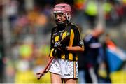 18 August 2019; Aisling Walsh, Ballyhea NS, Charleville, Cork, representing Kilkenny, during the INTO Cumann na mBunscol GAA Respect Exhibition Go Games prior to the GAA Hurling All-Ireland Senior Championship Final match between Kilkenny and Tipperary at Croke Park in Dublin. Photo by Piaras Ó Mídheach/Sportsfile
