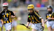 18 August 2019; Lucy Sheridan, St Kevin’s NS, Dunleer, Louth, representing Kilkenny, during the INTO Cumann na mBunscol GAA Respect Exhibition Go Games prior to the GAA Hurling All-Ireland Senior Championship Final match between Kilkenny and Tipperary at Croke Park in Dublin. Photo by Piaras Ó Mídheach/Sportsfile