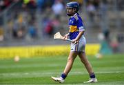18 August 2019; Grainne Smith, St Patrick’s NS, Geevagh, Sligo, representing Tipperary, during the INTO Cumann na mBunscol GAA Respect Exhibition Go Games prior to the GAA Hurling All-Ireland Senior Championship Final match between Kilkenny and Tipperary at Croke Park in Dublin. Photo by Piaras Ó Mídheach/Sportsfile