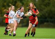 20 August 2019; Action from the game between Down and Kildare during the 2019 LGFA Under-17 Academy Day at the GAA National Games Development Centre in Abbotstown, Dublin. Photo by Eóin Noonan/Sportsfile