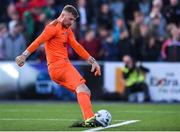 19 August 2019; Bohemians goalkeeper Michael Kelly during the EA Sports Cup Semi-Final match between Dundalk and Bohemians at Oriel Park in Dundalk, Co. Louth. Photo by Ben McShane/Sportsfile