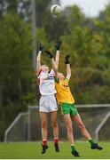 20 August 2019; Action from the game between Donegal and Tyrone during the 2019 LGFA Under-17 Academy Day at the GAA National Games Development Centre in Abbotstown, Dublin. Photo by Eóin Noonan/Sportsfile