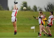 20 August 2019; Action from the game between Donegal and Tyrone during the 2019 LGFA Under-17 Academy Day at the GAA National Games Development Centre in Abbotstown, Dublin. Photo by Eóin Noonan/Sportsfile