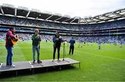 18 August 2019; Troda perform during half-time of the Electric Ireland GAA Hurling All-Ireland Minor Championship Final match between Kilkenny and Galway at Croke Park in Dublin. Photo by Brendan Moran/Sportsfile