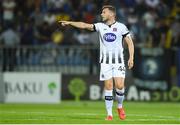 31 July 2019; Andy Boyle of Dundalk during the UEFA Champions League Second Qualifying Round 2nd Leg match between Qarabag FK and Dundalk at Dalga Arena in Baku, Azerbaijan. Photo by Eóin Noonan/Sportsfile