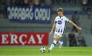 31 July 2019; Daniel Cleary of Dundalk during the UEFA Champions League Second Qualifying Round 2nd Leg match between Qarabag FK and Dundalk at Dalga Arena in Baku, Azerbaijan. Photo by Eóin Noonan/Sportsfile