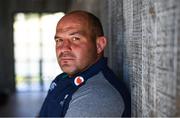 22 August 2019; Rory Best poses for a portrait following an Ireland Rugby press conference at The Campus in Quinta do Lago in Faro, Portugal. Photo by Ramsey Cardy/Sportsfile