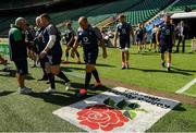 23 August 2019; Rory Best during the Ireland Rugby captain's run at Twickenham Stadium in London, England. Photo by Ramsey Cardy/Sportsfile