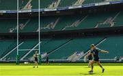 23 August 2019; Jordan Larmour during the Ireland Rugby captain's run at Twickenham Stadium in London, England. Photo by Ramsey Cardy/Sportsfile