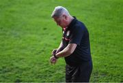 23 August 2019; Bohemians manager Keith Long checks his watch before the Extra.ie FAI Cup Second Round match between Bohemians and Longford Town at Dalymount Park in Dublin. Photo by Piaras Ó Mídheach/Sportsfile