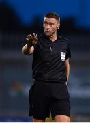 23 August 2019; Referee Paul McLaughlin during the Extra.ie FAI Cup Second Round match between Shamrock Rovers and Drogheda United at Tallaght Stadium in Dublin. Photo by Seb Daly/Sportsfile