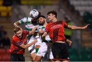 23 August 2019; Lee Grace and Roberto Lopes of Shamrock Rovers in action against Kevin Farragher and Luke McNally of Drogheda United during the Extra.ie FAI Cup Second Round match between Shamrock Rovers and Drogheda United at Tallaght Stadium in Dublin. Photo by Seb Daly/Sportsfile
