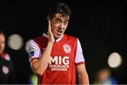 23 August 2019; Lee Desmond of St Patrick's Athletic reacts following the Extra.ie FAI Cup Second Round match between UCD and St Patrick's Athletic at The UCD Bowl in Dublin. Photo by Ben McShane/Sportsfile