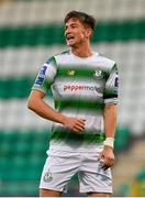 23 August 2019; Ronan Finn of Shamrock Rovers during the Extra.ie FAI Cup Second Round match between Shamrock Rovers and Drogheda United at Tallaght Stadium in Dublin. Photo by Seb Daly/Sportsfile