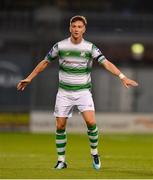 23 August 2019; Ronan Finn of Shamrock Rovers during the Extra.ie FAI Cup Second Round match between Shamrock Rovers and Drogheda United at Tallaght Stadium in Dublin. Photo by Seb Daly/Sportsfile