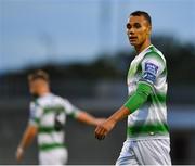 23 August 2019; Graham Burke of Shamrock Rovers during the Extra.ie FAI Cup Second Round match between Shamrock Rovers and Drogheda United at Tallaght Stadium in Dublin. Photo by Seb Daly/Sportsfile