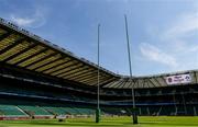 24 August 2019; A general view of Twickenham Stadium ahead of the Quilter International match between England and Ireland at Twickenham Stadium in London, England. Photo by Ramsey Cardy/Sportsfile