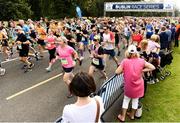 24 August 2019; A general view of the start during the KBC & Dublin Marathon Race Series, where, over 5,200 runners took part in the Frank Duffy 10 Mile, part of the KBC Dublin Race Series 2019 at Phoenix Park in Dublin. Photo by Sam Barnes/Sportsfile