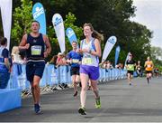 24 August 2019; Claire O'Malley of Team Carrie competing during the KBC & Dublin Marathon Race Series, where, over 5,200 runners took part in the Frank Duffy 10 Mile, part of the KBC Dublin Race Series 2019 at Phoenix Park in Dublin. Photo by Sam Barnes/Sportsfile