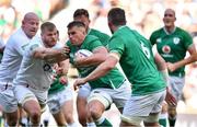 24 August 2019; CJ Stander of Ireland is tackled by George Kruis of England during the Quilter International match between England and Ireland at Twickenham Stadium in London, England. Photo by Brendan Moran/Sportsfile