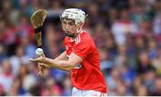 24 August 2019; Tommy O’Connell of Cork shoots to score his side's first goal during the Bord Gáis Energy GAA Hurling All-Ireland U20 Championship Final match between Cork and Tipperary at LIT Gaelic Grounds in Limerick. Photo by Piaras Ó Mídheach/Sportsfile