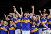 24 August 2019; Andrew Ormond of Tipperary celebrates with his team-mates following the Bord Gáis Energy GAA Hurling All-Ireland U20 Championship Final match between Cork and Tipperary at LIT Gaelic Grounds in Limerick. Photo by Piaras Ó Mídheach/Sportsfile