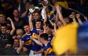 24 August 2019; Tipperary captain Craig Morgan lifts the cup following the Bord Gáis Energy GAA Hurling All-Ireland U20 Championship Final match between Cork and Tipperary at LIT Gaelic Grounds in Limerick. Photo by David Fitzgerald/Sportsfile
