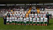 24 August 2019; The London squad before the TG4 All-Ireland Ladies Football Junior Championship Semi-Final match between Fermanagh and London at St Tiernach's Park in Clones, Monaghan. Photo by Ray McManus/Sportsfile