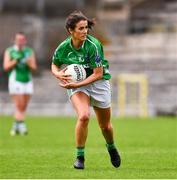 24 August 2019; Joanne Donnan of Fermanagh during the TG4 All-Ireland Ladies Football Junior Championship Semi-Final match between Fermanagh and London at St Tiernach's Park in Clones, Monaghan. Photo by Ray McManus/Sportsfile