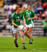 24 August 2019; Noelle Connolly of Fermanagh during the TG4 All-Ireland Ladies Football Junior Championship Semi-Final match between Fermanagh and London at St Tiernach's Park in Clones, Monaghan. Photo by Ray McManus/Sportsfile