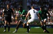 24 August 2019; Bundee Aki of Ireland in action against George Kruis of England during the Quilter International match between England and Ireland at Twickenham Stadium in London, England. Photo by Ramsey Cardy/Sportsfile