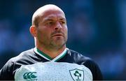 24 August 2019; Rory Best of Ireland ahead of the Quilter International match between England and Ireland at Twickenham Stadium in London, England. Photo by Ramsey Cardy/Sportsfile