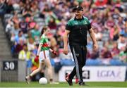 25 August 2019; Mayo manager Peter Leahy ahead of the TG4 All-Ireland Ladies Senior Football Championship Semi-Final match between Galway and Mayo at Croke Park in Dublin. Photo by Sam Barnes/Sportsfile