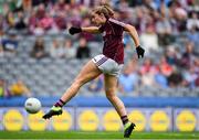 25 August 2019; Mairéad Seoighe of Galway shoots to score her side's first goal during the TG4 All-Ireland Ladies Senior Football Championship Semi-Final match between Galway and Mayo at Croke Park in Dublin. Photo by Sam Barnes/Sportsfile