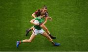 25 August 2019; Ciara Whyte of Mayo in action against Áine McDonagh of Galway during the TG4 All-Ireland Ladies Senior Football Championship Semi-Final match between Galway and Mayo at Croke Park in Dublin. Photo by Eóin Noonan/Sportsfile