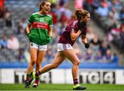 25 August 2019; Mairéad Seoighe of Galway after scoring her side's second goal during the TG4 All-Ireland Ladies Senior Football Championship Semi-Final match between Galway and Mayo at Croke Park in Dublin. Photo by Sam Barnes/Sportsfile