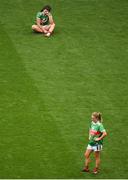 25 August 2019; Rachel Kearns, top, and Lisa Cafferky of Mayo following the TG4 All-Ireland Ladies Senior Football Championship Semi-Final match between Galway and Mayo at Croke Park in Dublin. Photo by Eóin Noonan/Sportsfile