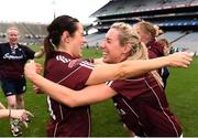 25 August 2019; Megan Glynn of Galway, right celebrates with Fabienne Cooney following the TG4 All-Ireland Ladies Senior Football Championship Semi-Final match between Galway and Mayo at Croke Park in Dublin. Photo by Sam Barnes/Sportsfile