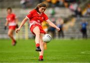 24 August 2019; Eimear Byrne of Louth during the TG4 All-Ireland Ladies Football Junior Championship Semi-Final match between Louth and Antrim at St Tiernach's Park in Clones, Monaghan. Photo by Ray McManus/Sportsfile
