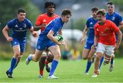 25 August 2019; Simon O'Kelly of Leinster during the Under 19 Interprovincial Rugby Championship match between Leinster and Munster at Maynooth University in Maynooth, Kildare. Photo by Piaras Ó Mídheach/Sportsfile