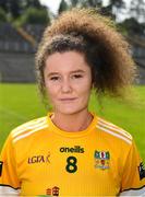 24 August 2019; Saoirse Tennyson of Antrim before TG4 All-Ireland Ladies Football Junior Championship Semi-Final match between Louth and Antrim at St Tiernach's Park in Clones, Monaghan. Photo by Ray McManus/Sportsfile