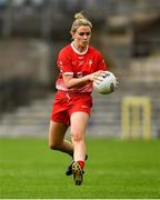 24 August 2019; Kjennifer McGuinness of Louth during the TG4 All-Ireland Ladies Football Junior Championship Semi-Final match between Louth and Antrim at St Tiernach's Park in Clones, Monaghan. Photo by Ray McManus/Sportsfile