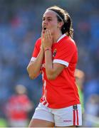 25 August 2019; A dejected Hannah Looney of Cork after the TG4 All-Ireland Ladies Senior Football Championship Semi-Final match between Dublin and Cork at Croke Park in Dublin. Photo by Brendan Moran/Sportsfile