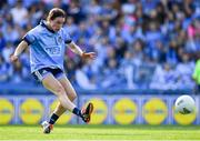 25 August 2019; Sinéad Aherne of Dublin scores her side's second goal from a penalty during the TG4 All-Ireland Ladies Senior Football Championship Semi-Final match between Dublin and Cork at Croke Park in Dublin. Photo by Brendan Moran/Sportsfile